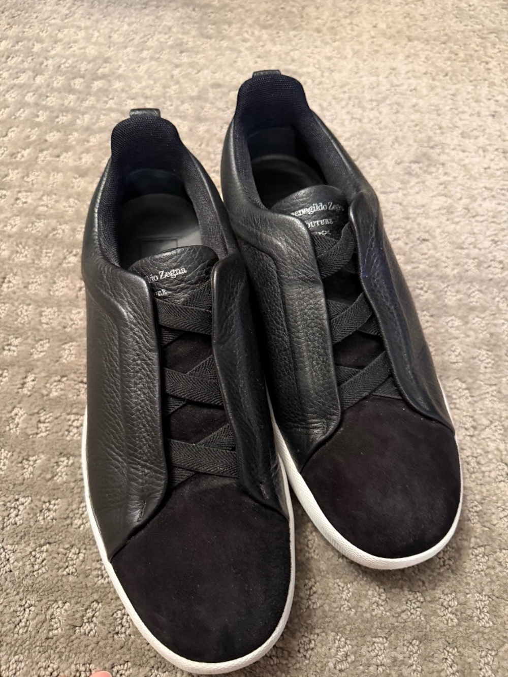 Zegna Triple Stitch Mens Sneaker